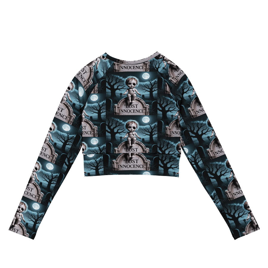 Midnight Veil Designs Women’s Gothic ‘Lost Innocence’ Crop Top - Black, Sizes 2XS-6XL product image (7)