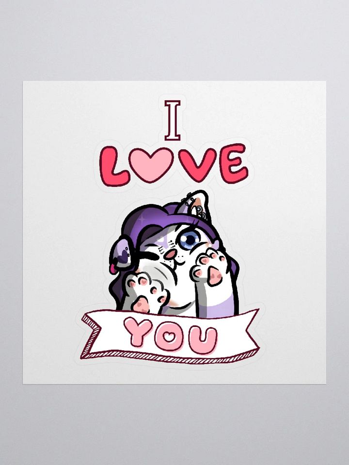 I love you sticker product image (2)
