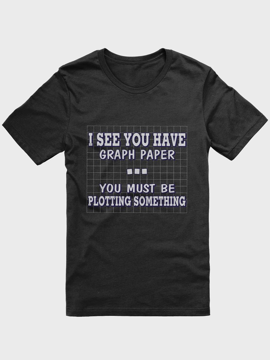 I see you have graph paper T-shirt product image (3)