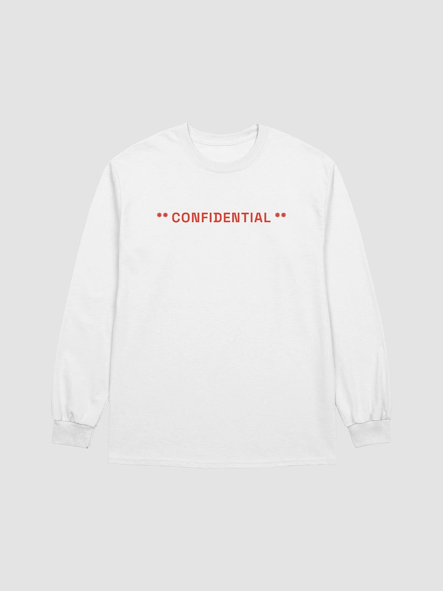 **Confidential** Long Sleeve T-Shirt product image (5)