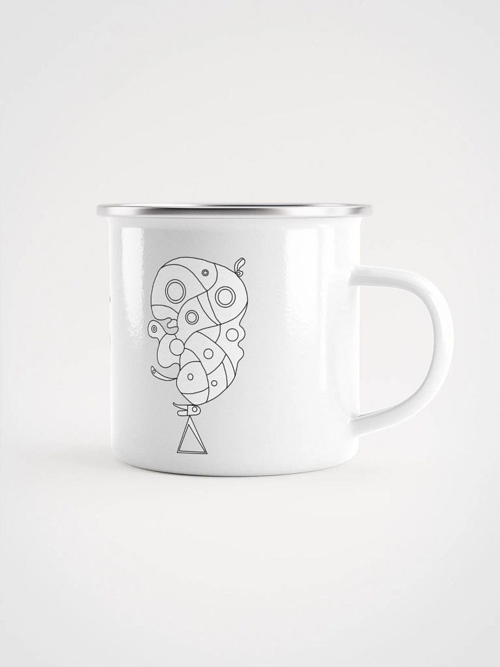 Color-Your-Own Kandinsky Enamel Mug product image (1)