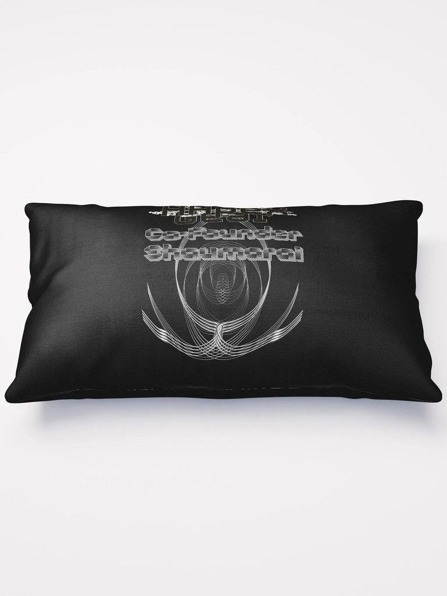 Basic Pillow - Black - Co Founder Shaumarai - Black HApex Gear Black Logo product image (1)