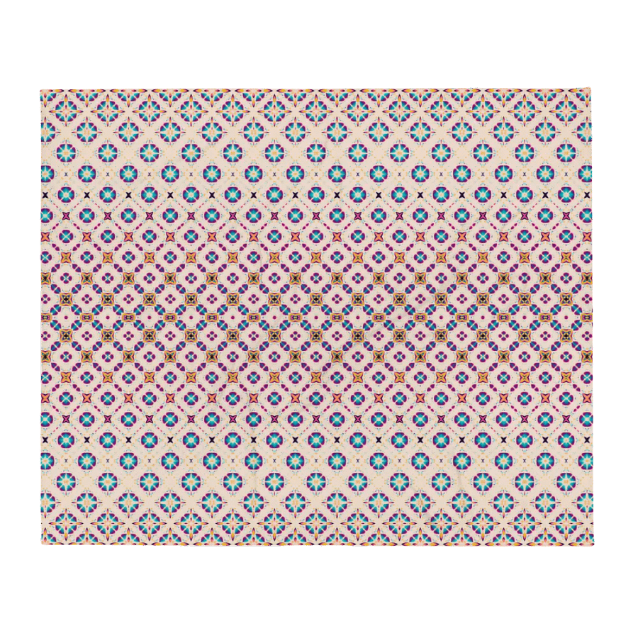 Seamless Metamorphosis Hearts & Stars Patterned Throw Blanket product image (4)