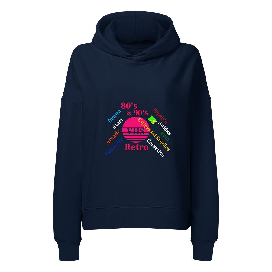 Retro VHS Dreams Organic Hoodie product image (1)