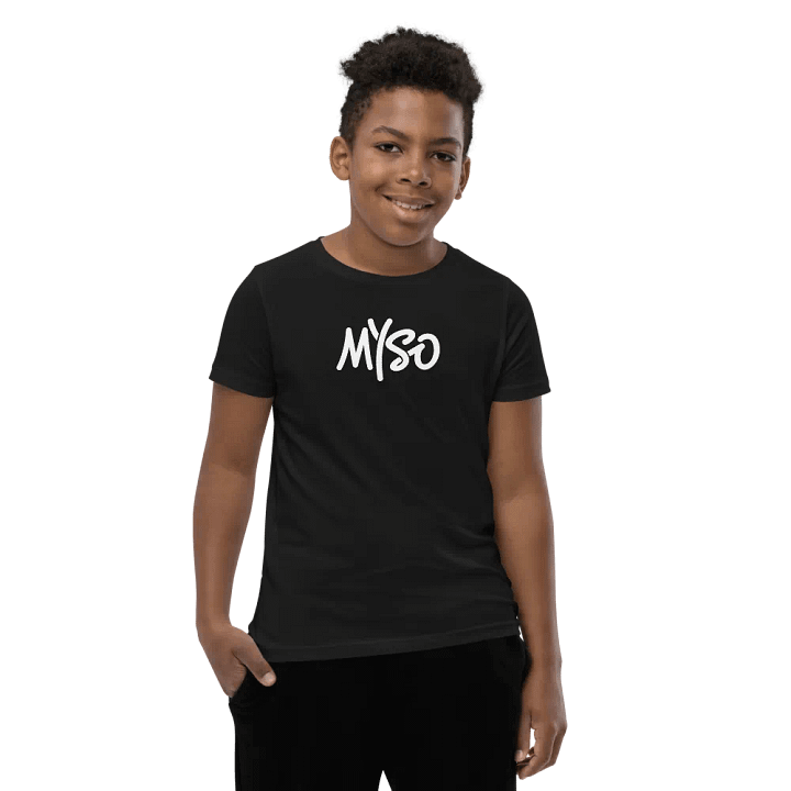 MYSO Youth T-Shirt - White Logo product image (2)