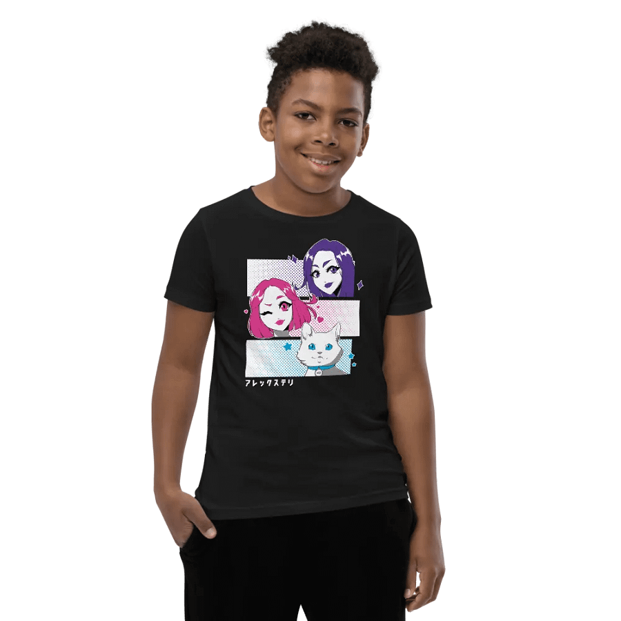 Alex y Tely Anime Youth Shirt product image (11)