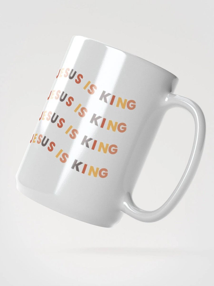 Jesus is king mug product image (2)