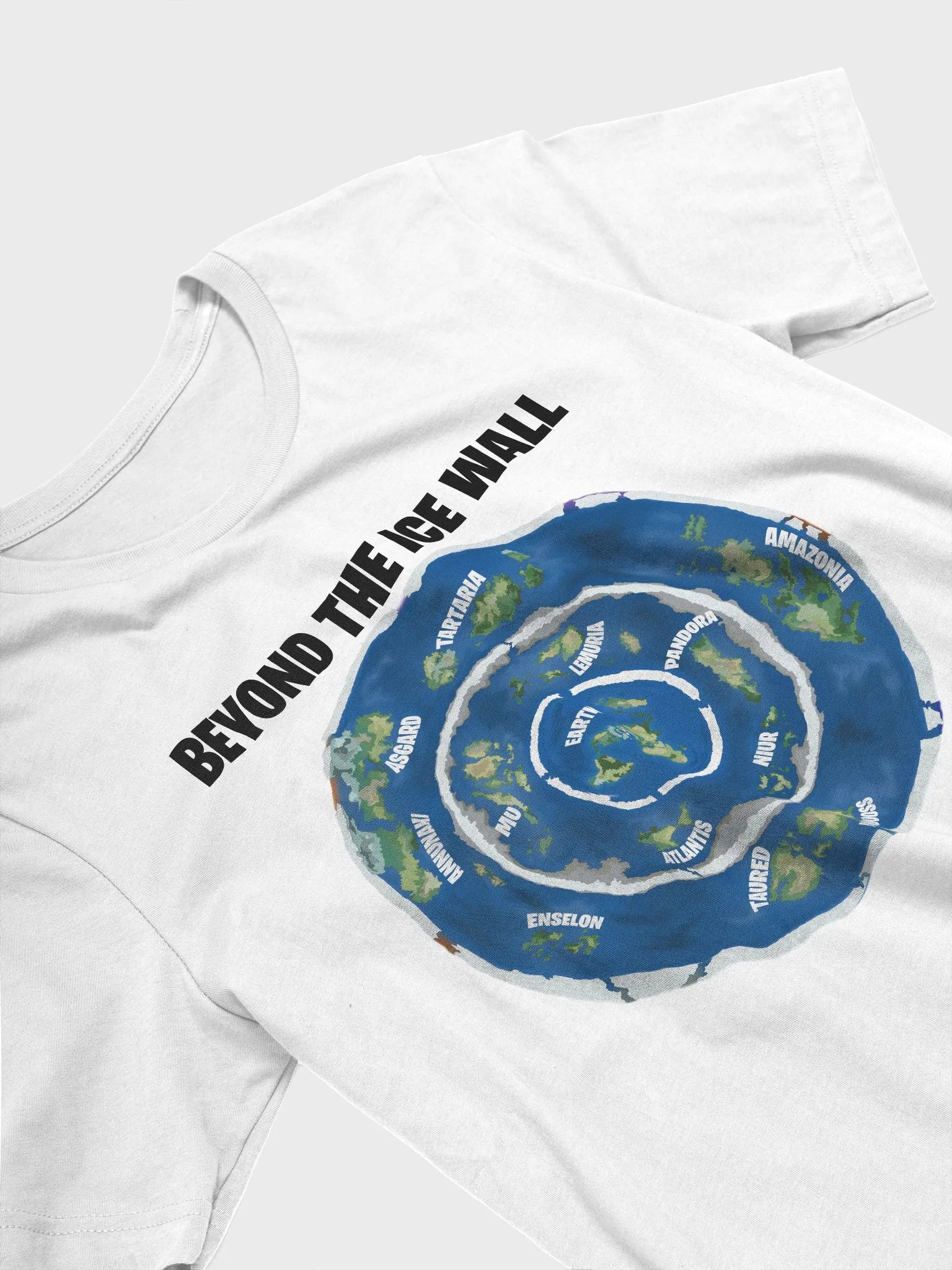 Premium Supersoft T-Shirt Beyond The Ice Wall Map product image (19)