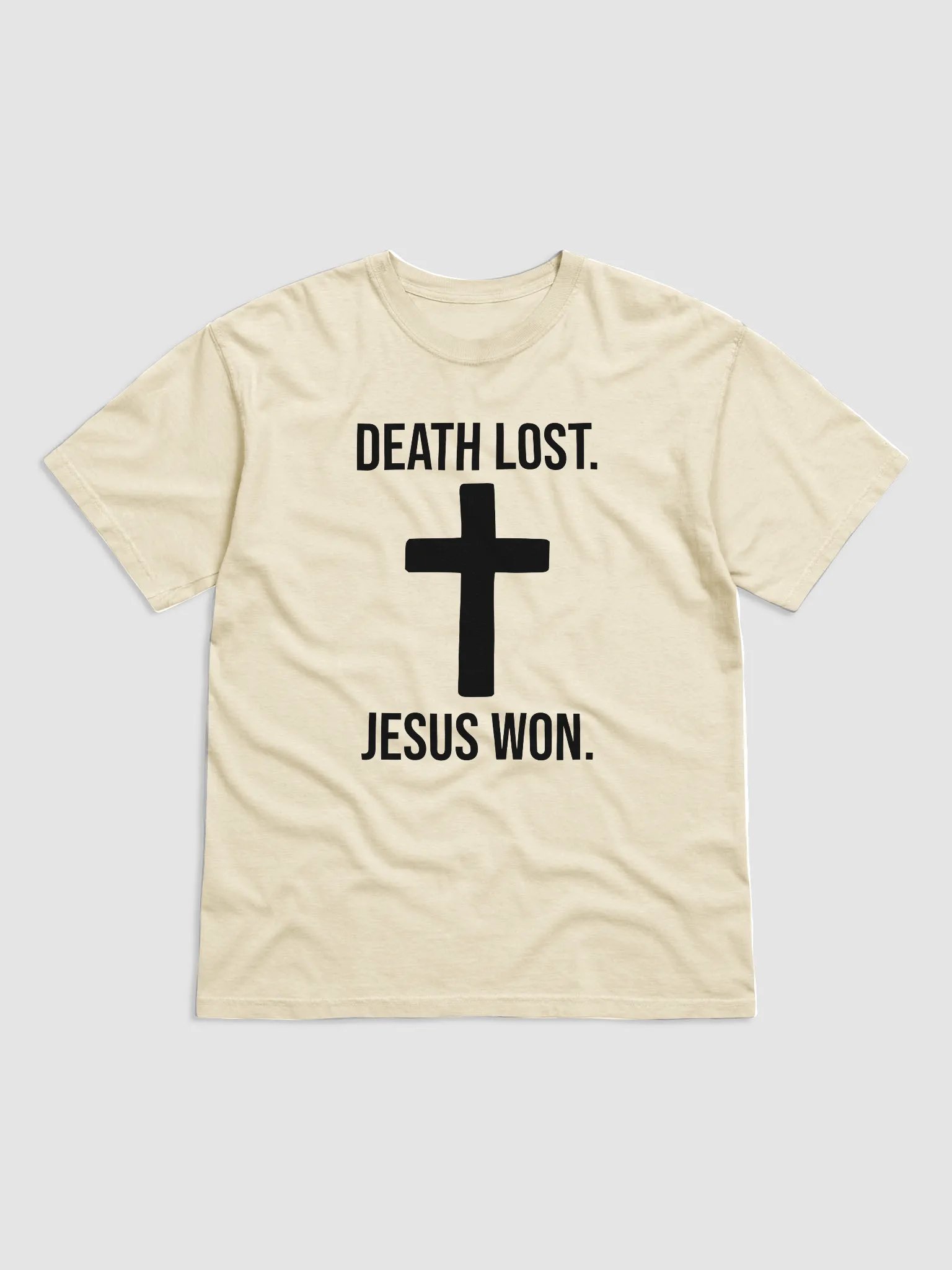 Death Lost, Jesus Won – Victory in Christ T-Shirt product image (13)