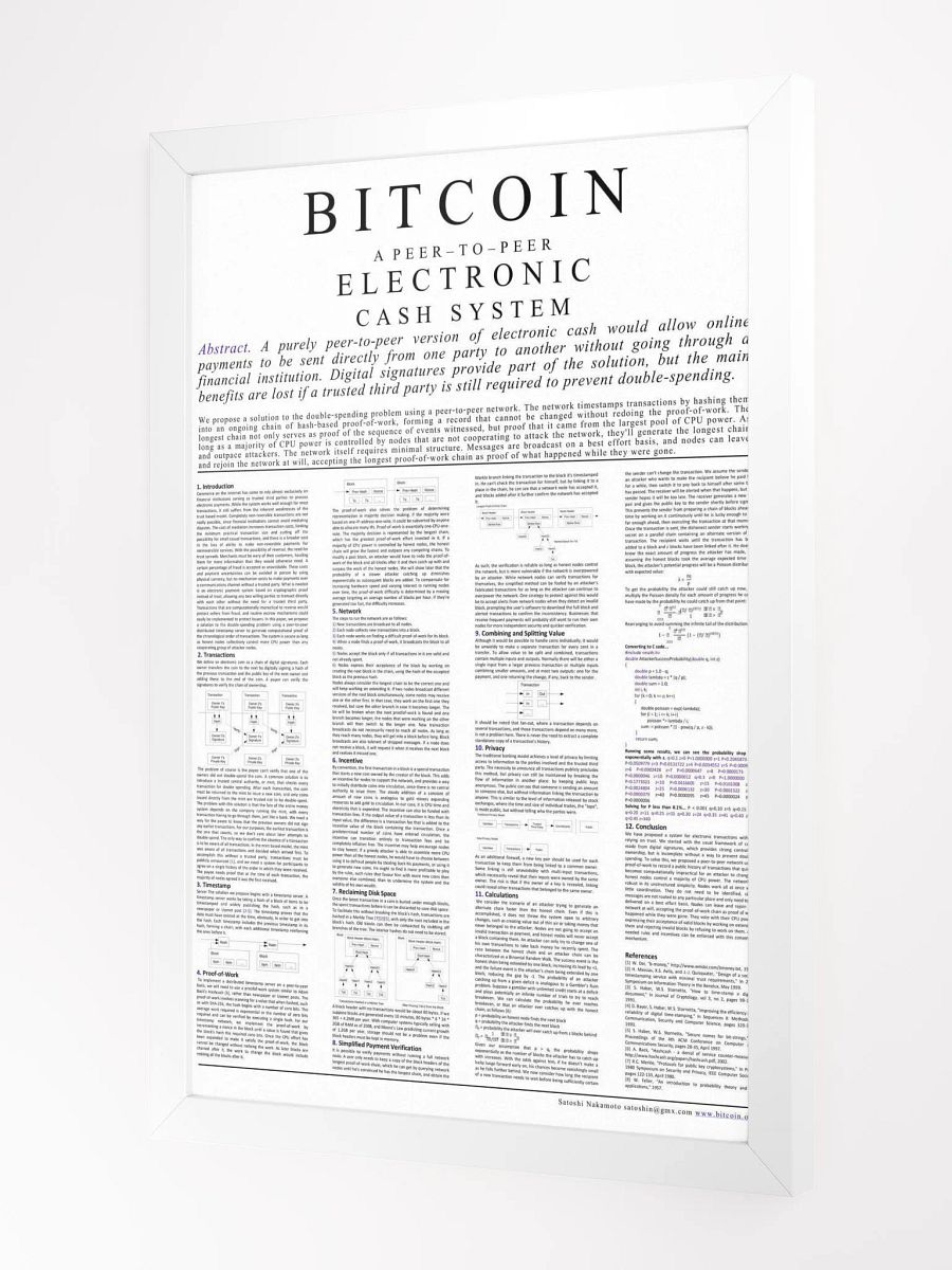 The BITCOIN Whitepaper product image (4)
