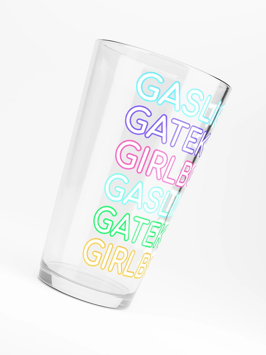 Gaslight Gatekeep Girlboss pint glass product image (6)