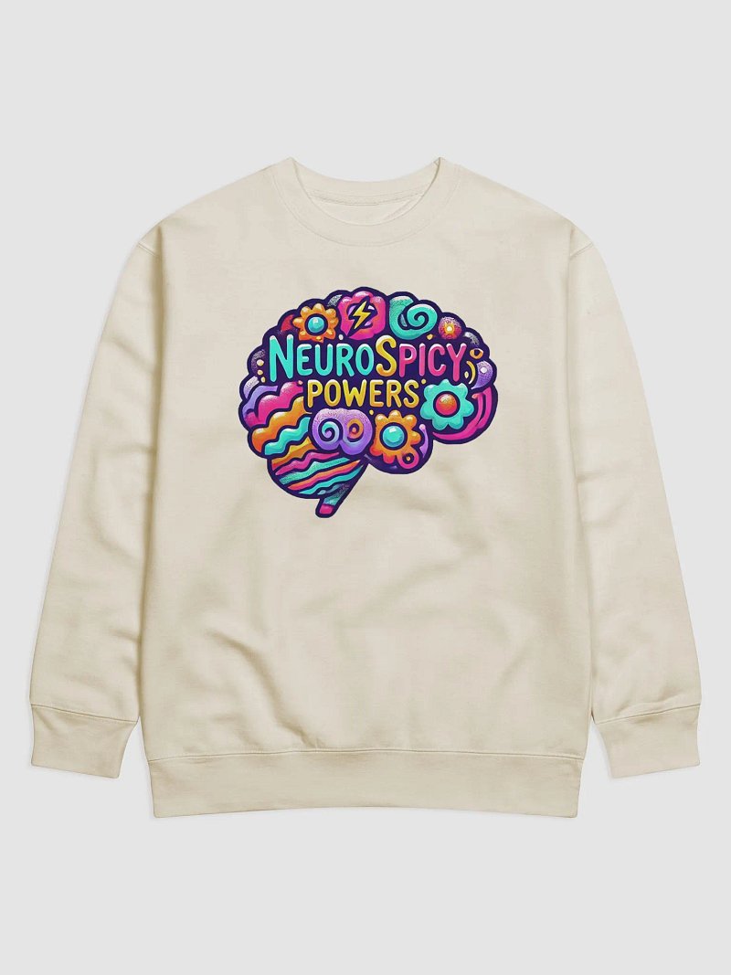 Neurospicy Powers Crewneck Sweatshirt
