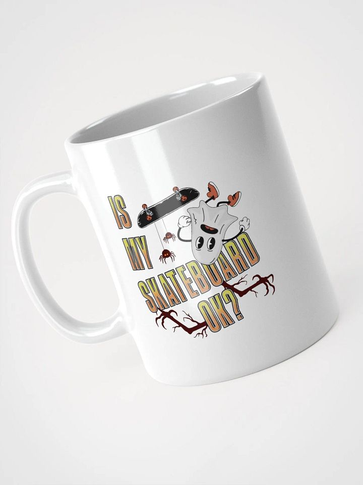 Is My Skateboard Ok? Ghost Whimsical Mug product image (2)