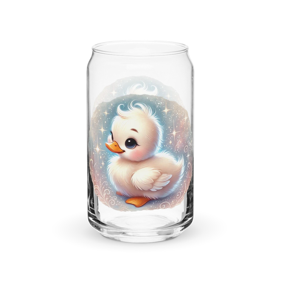 Baby Duckling Glass with Optional Bamboo Lid and Straw product image (1)