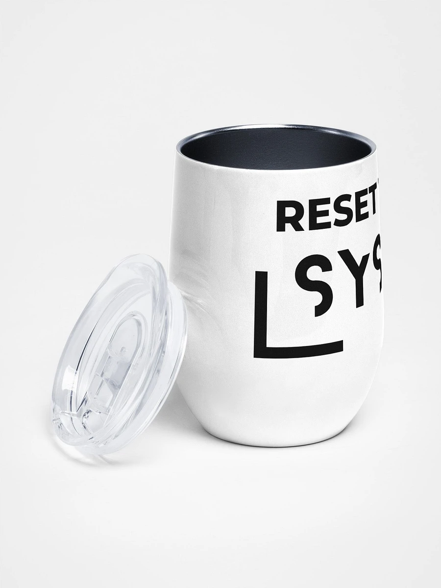Stainless steel wine tumbler reset the system product image (2)