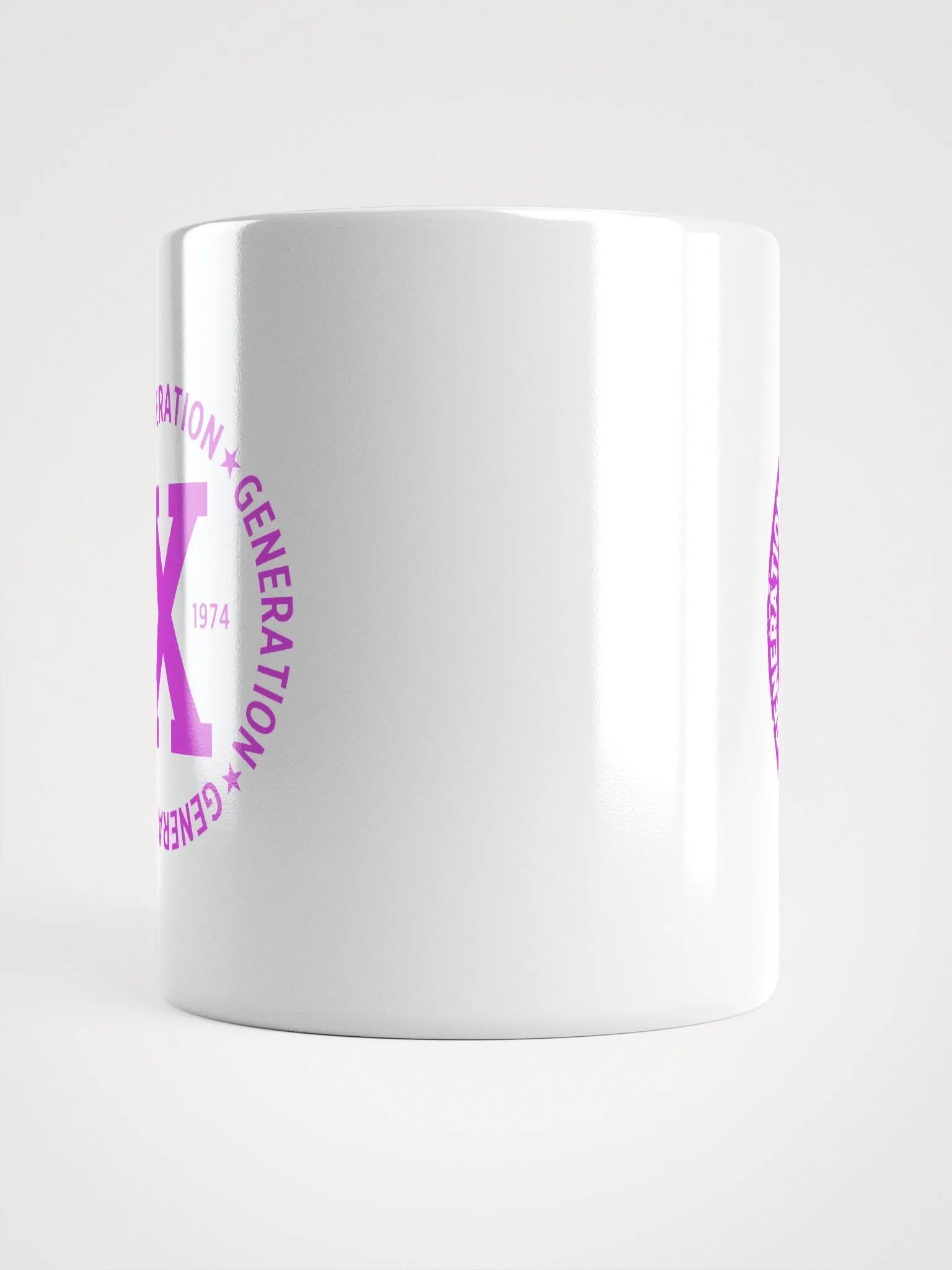 Generation X ESTD 1974 Distressed Coffee Mug White product image (13)