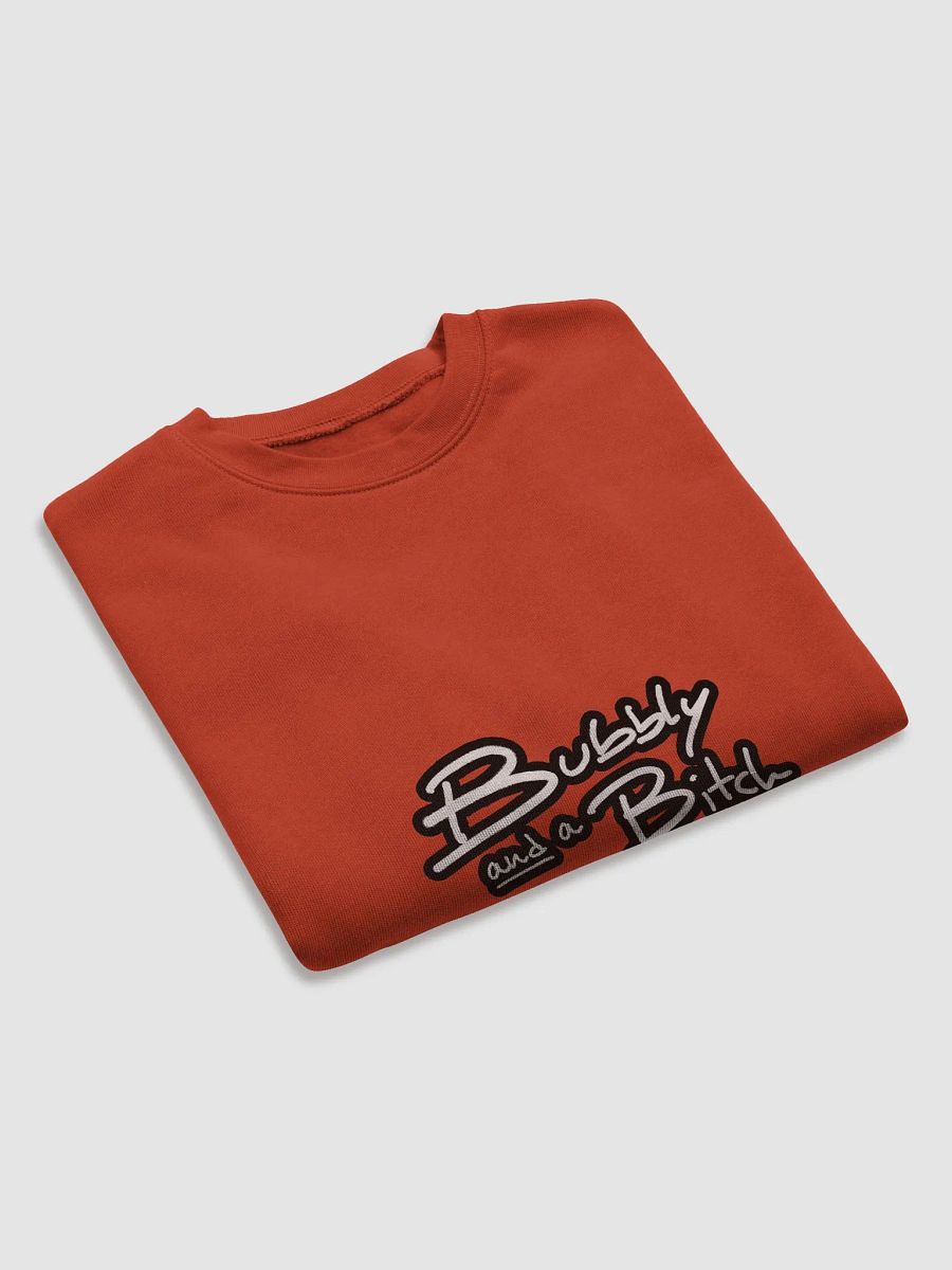 Bubbly and a B*tch (lined design) Women's Fleece Crop Sweatshirt product image (15)