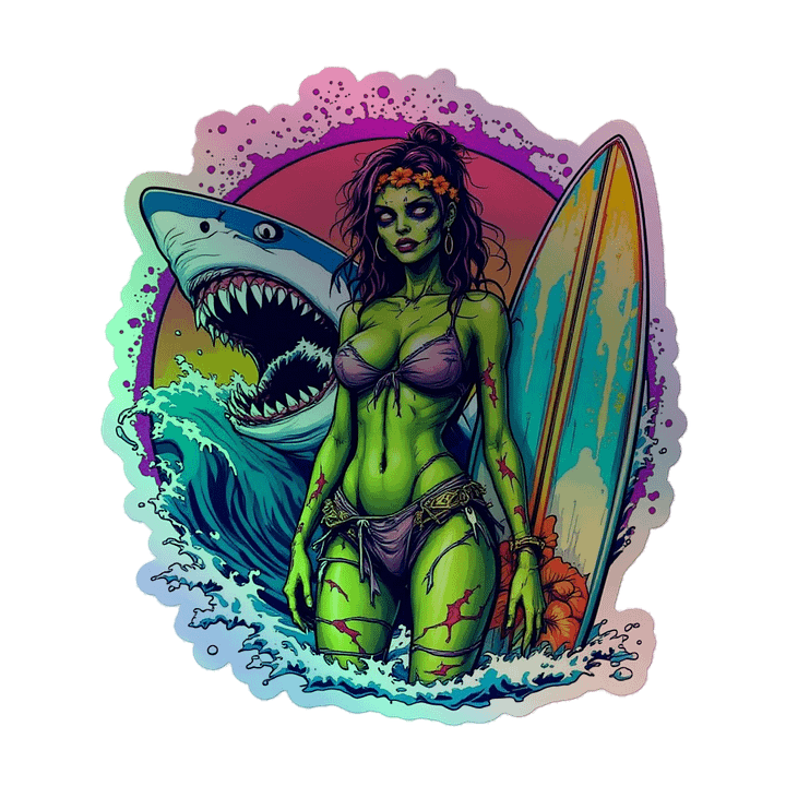 Wahine Holographic Sticker product image (2)
