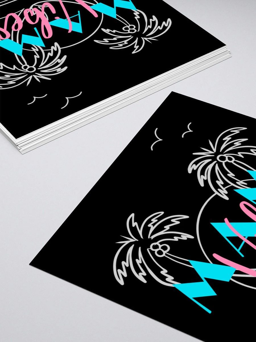 Black Miami Vibes Sticker Pack product image (12)