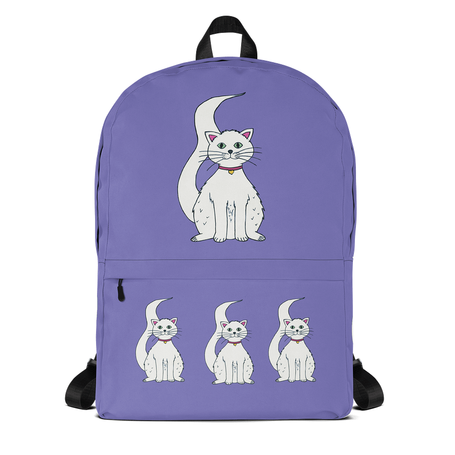 Cat (art by Dina R.) - Backpack product image (3)