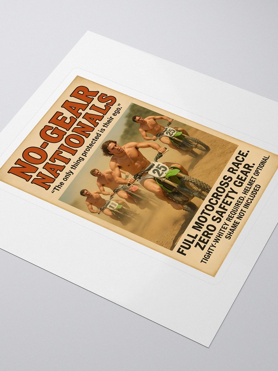 No Gear Natty Sticker product image (3)