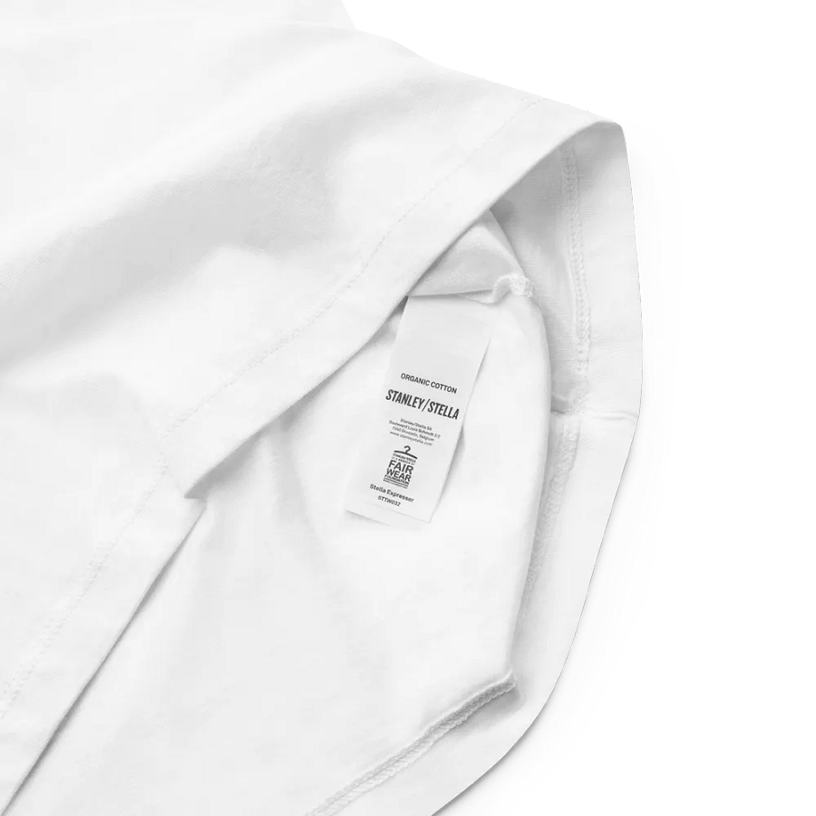 "Define Your Style" White Fitted Eco Tee product image (5)