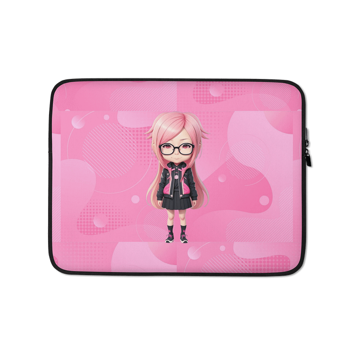 (PINK CHIBI) K Laptop Sleeve product image (1)