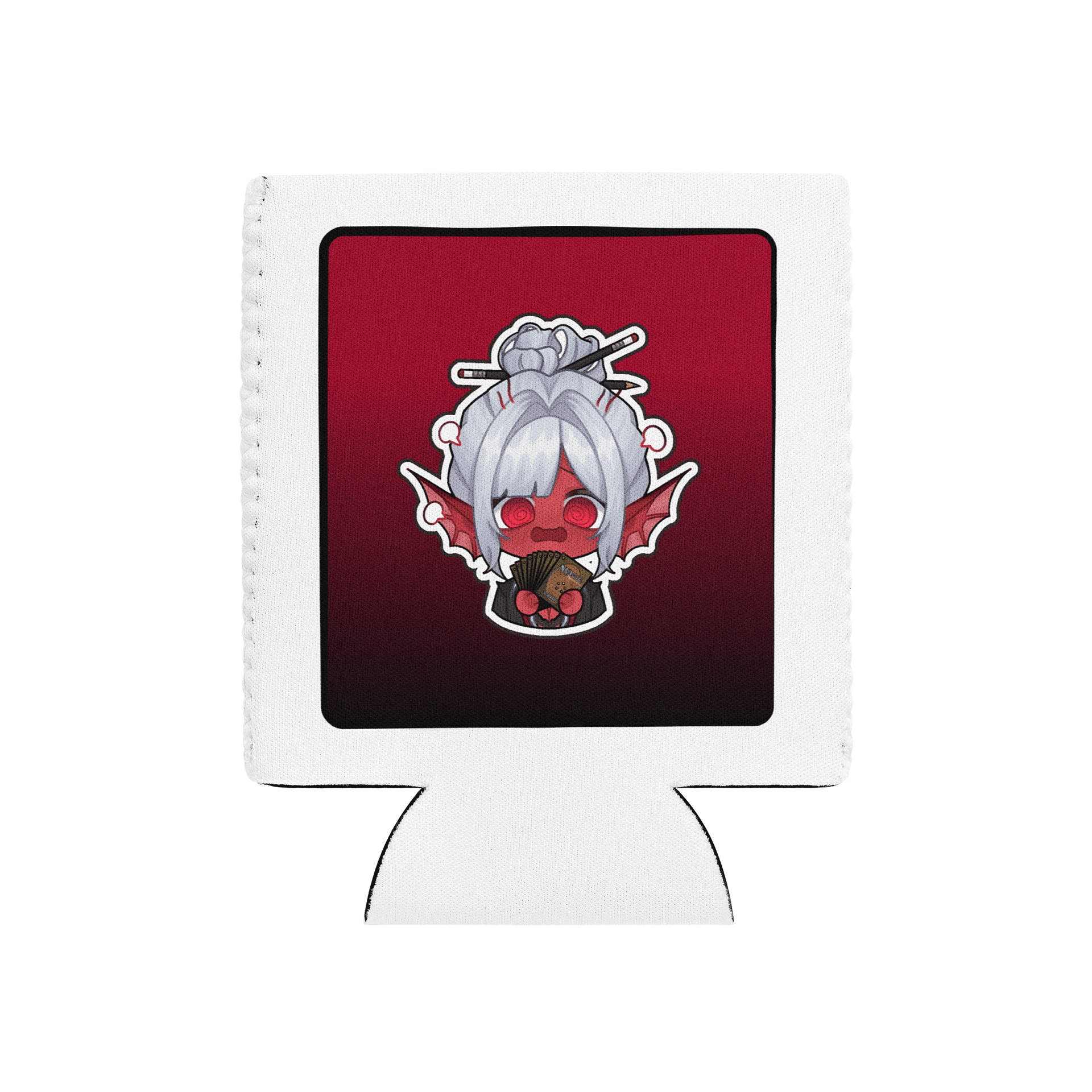 MTG Overwhelmed Emote Coozie (Red) product image (1)