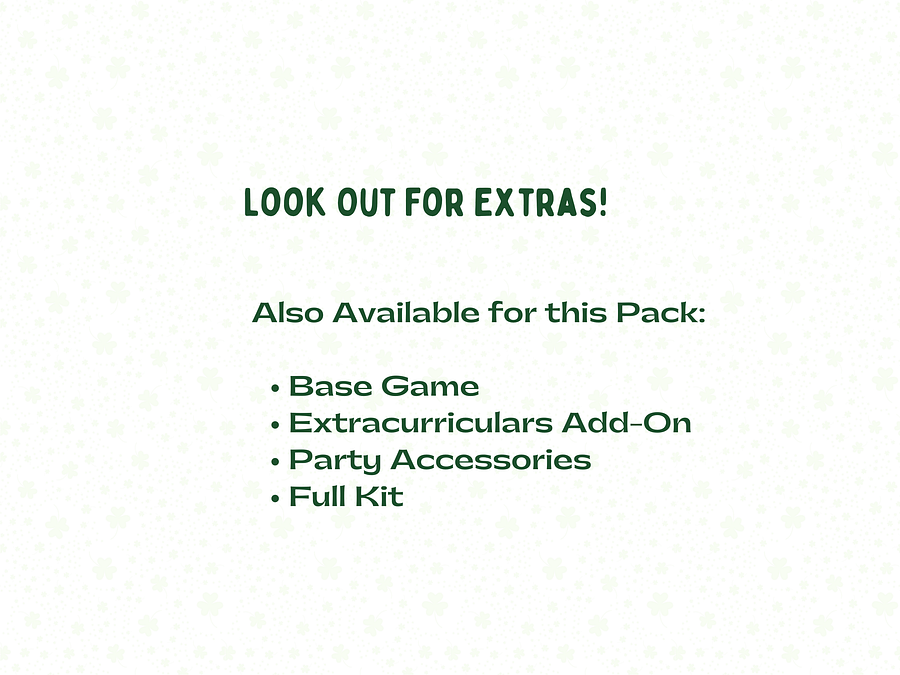 Out of Luck- A Festive St. Patrick's Day Murder Mystery - Invitations Add-On product image (3)