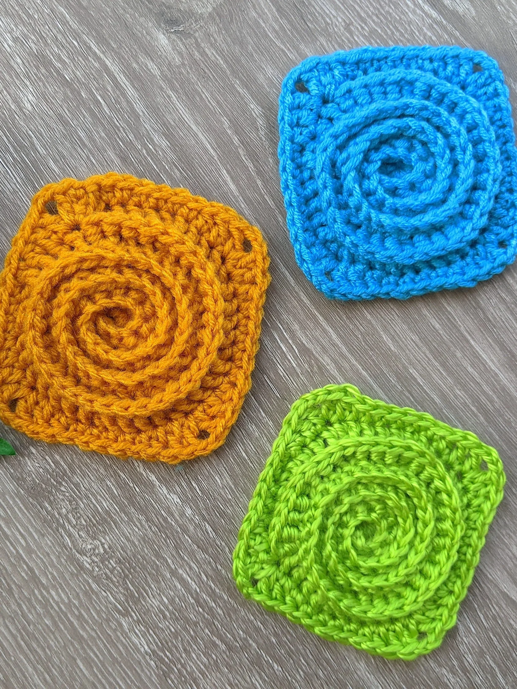 Crochet Spiral Granny Square Pattern product image (4)