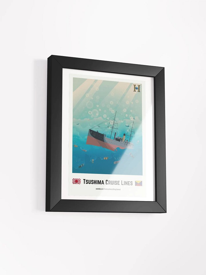 Tsushima Cruise Lines Framed Print product image (9)