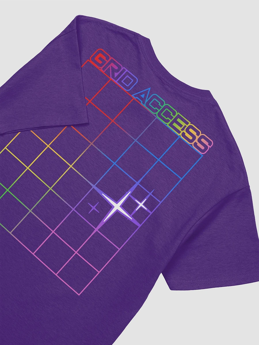 Purple Grid Access T-Shirt product image (1)