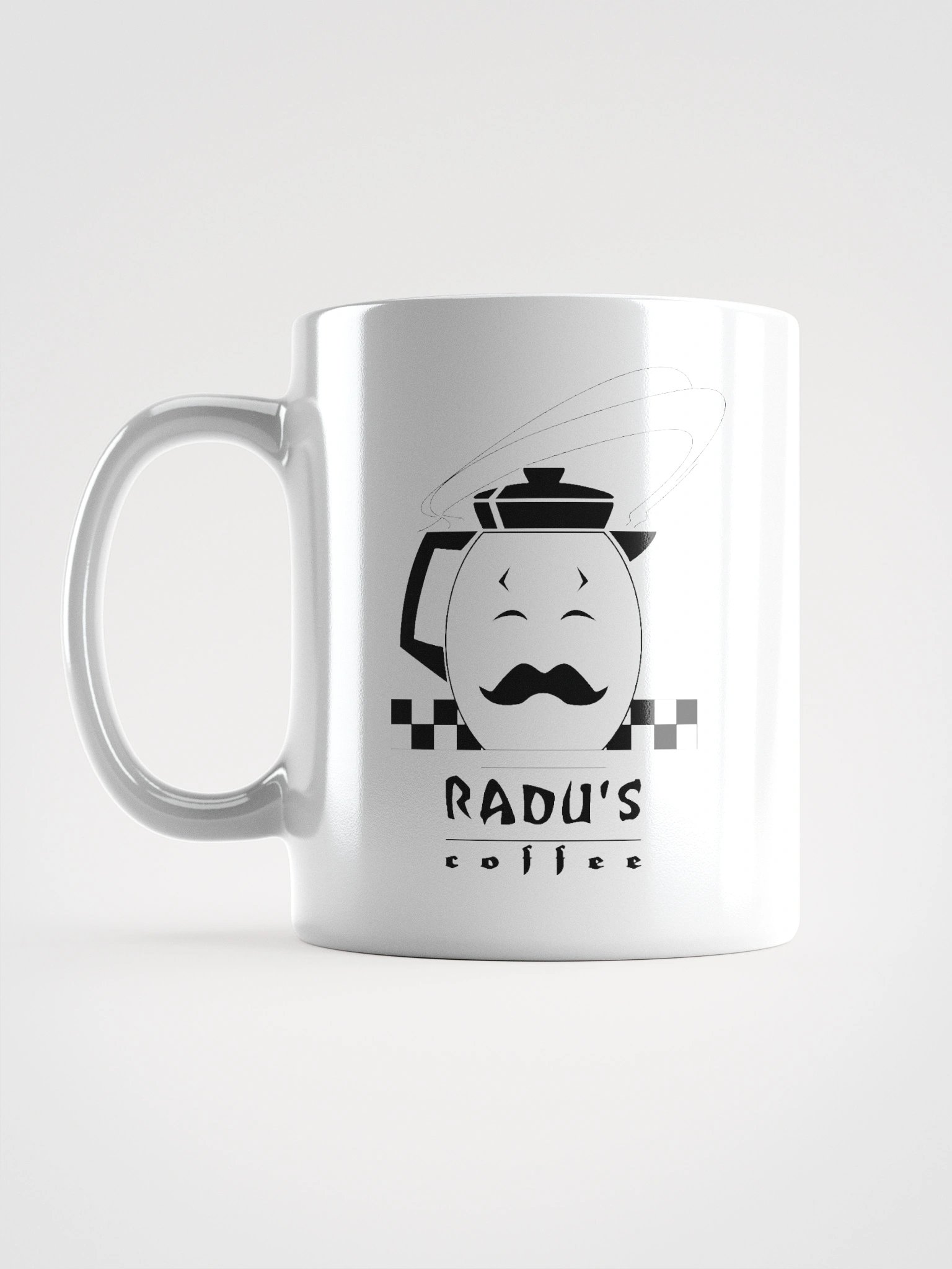 Radu's Coffee | White Glossy Mug by Mugz product image (1)