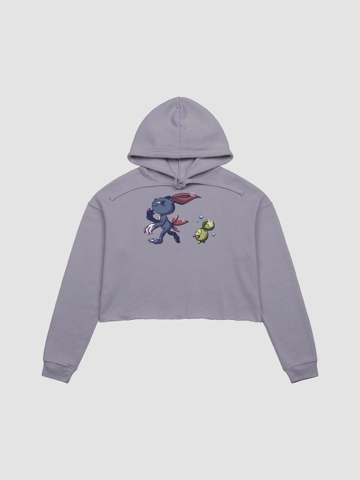 Sneasel and Budew - Fleece Crop Top Hoodie product image (4)
