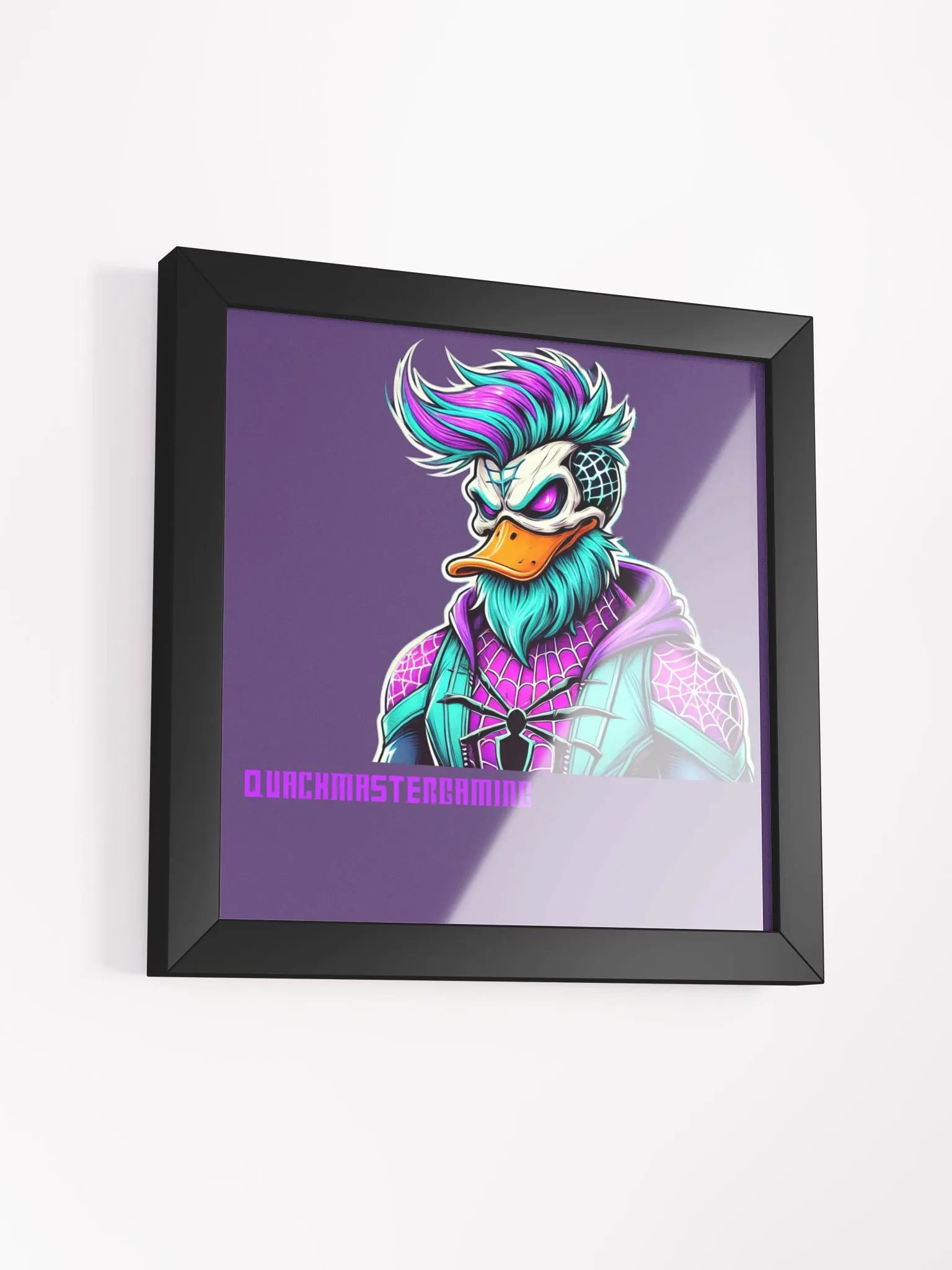 QuackMasterGaming Heroic Duck Framed Poster product image (15)