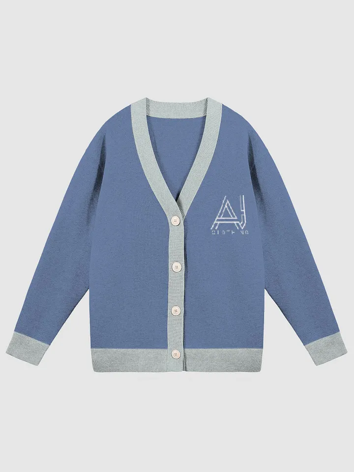 AJ Ladies Cardigan Blue product image (1)