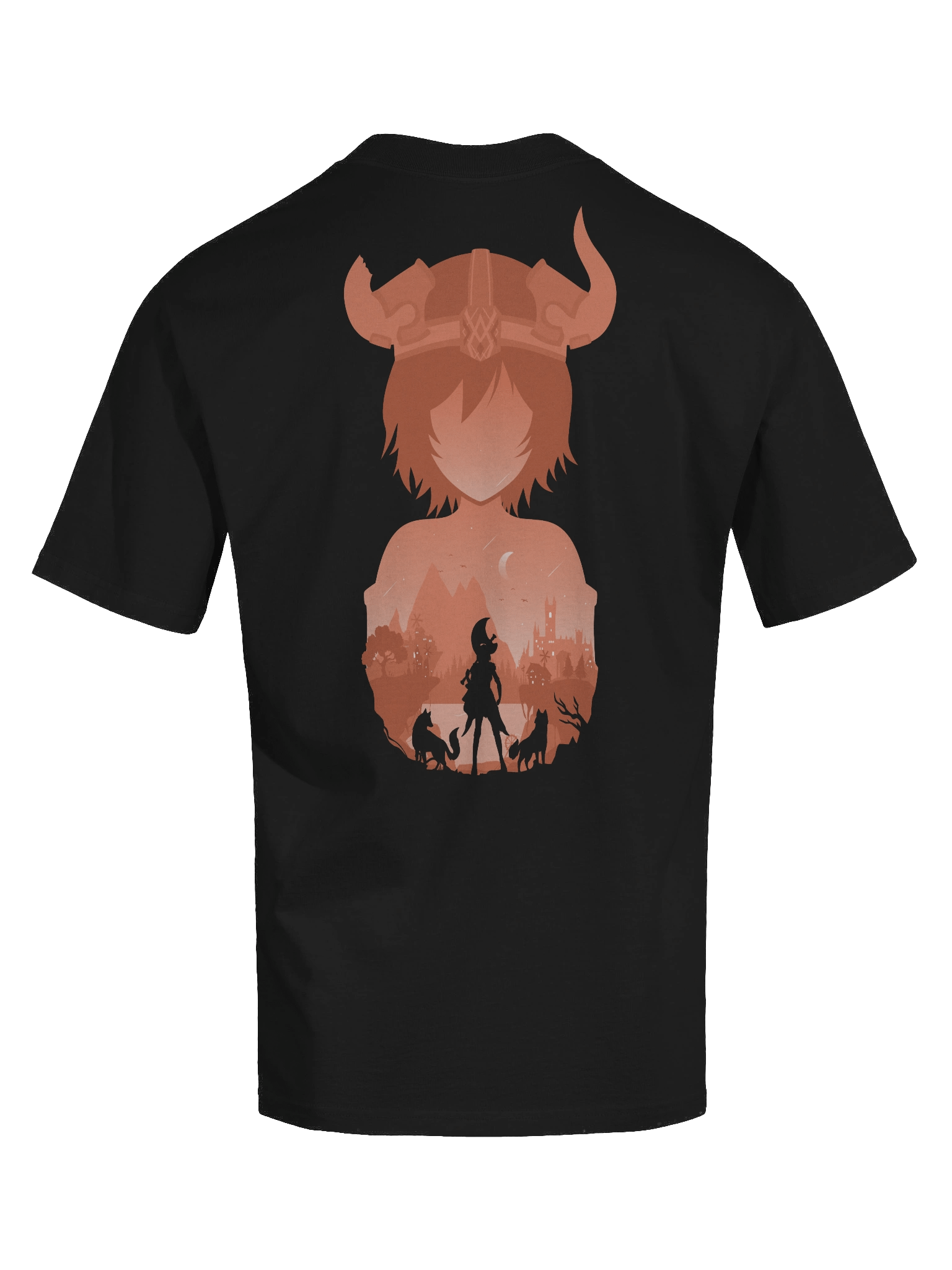 Nunu Logo & Minimalist Splash Art [Loose-Fit] T-Shirt product image (8)