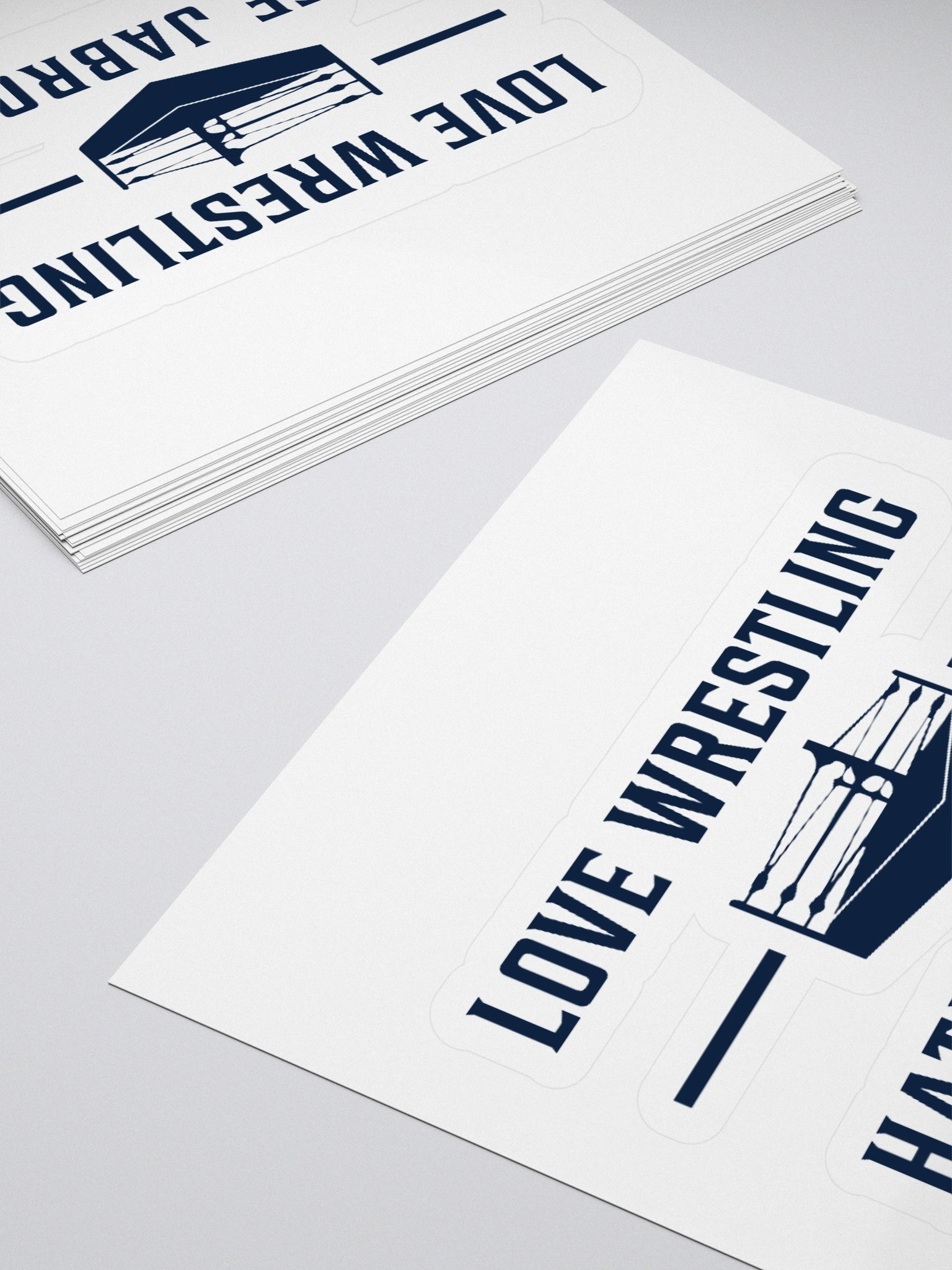Love Wrestling Hate Jabronis Stickers product image (12)