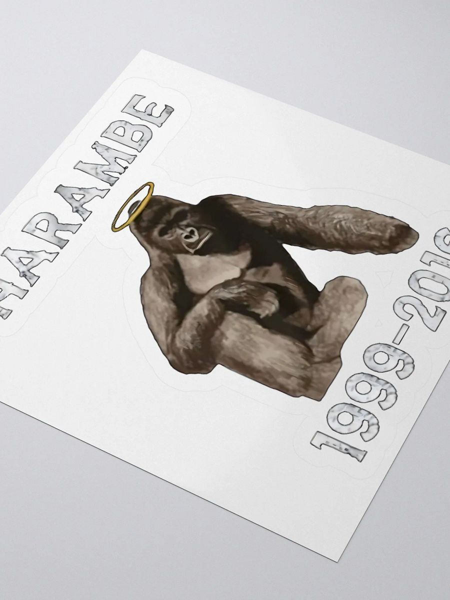 Harambe Sticker product image (3)