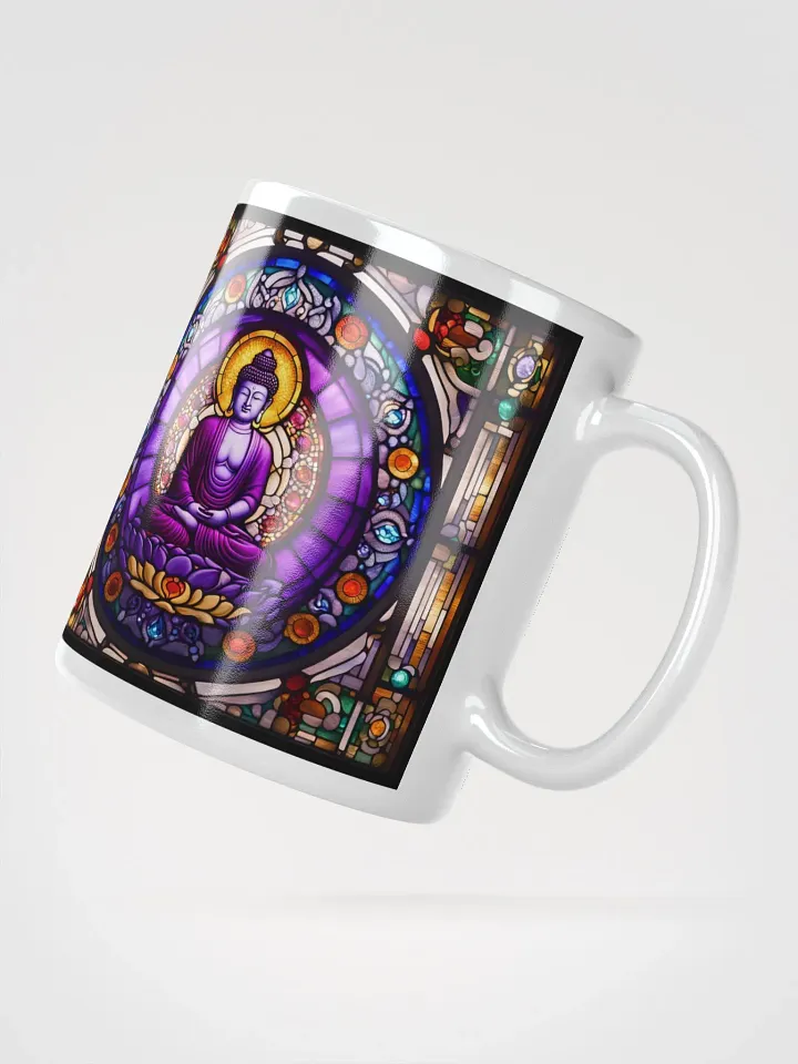 #006 Amethyst Tara Buddha Stained Glass Mug product image (4)
