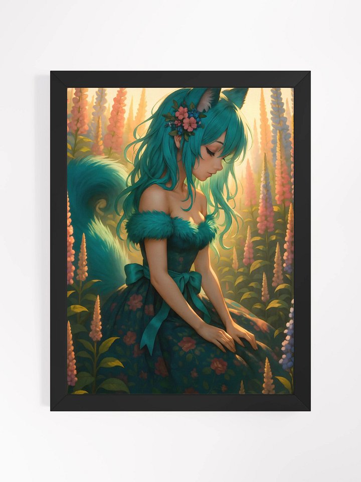 Mireille Flower Field Framed Poster product image (1)