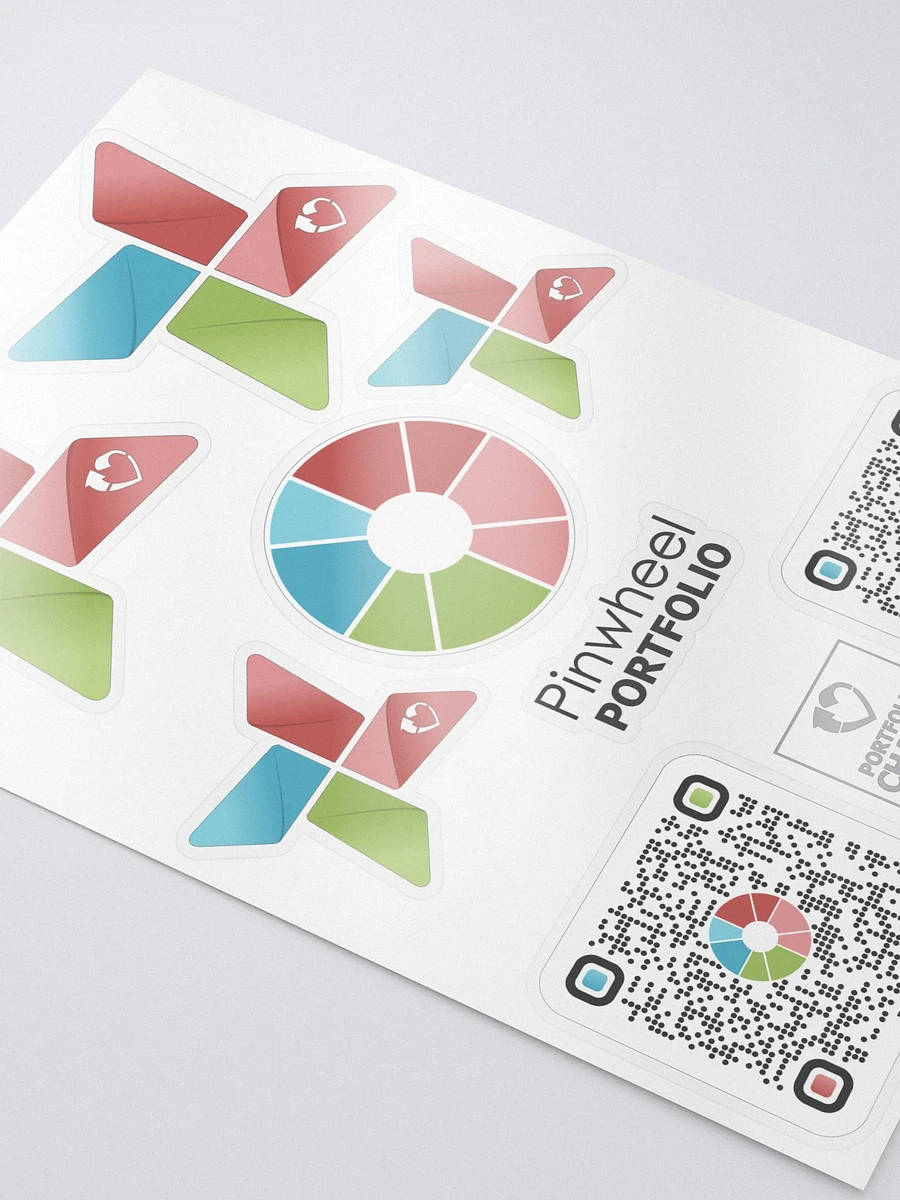 Pinwheel Portfolio Stickers product image (3)