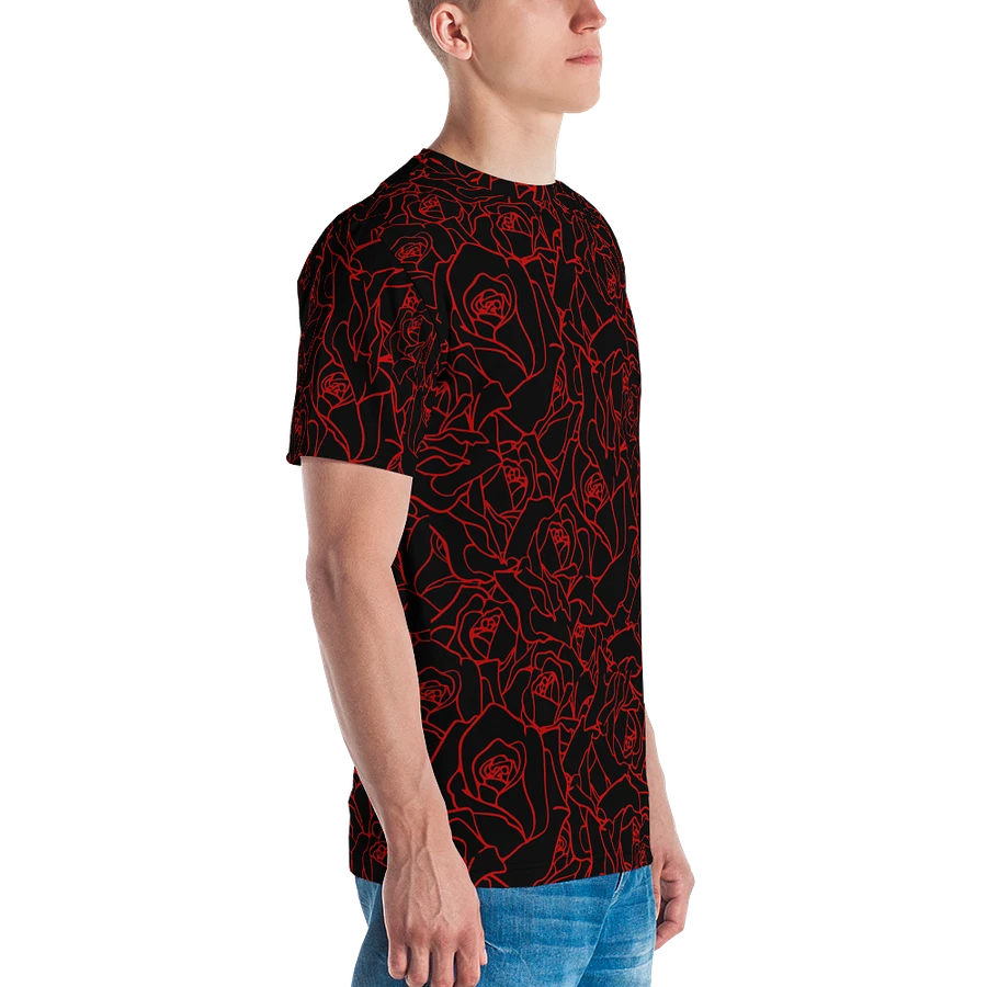 Loads of Roses · black-red crew neck t-shirt product image (17)