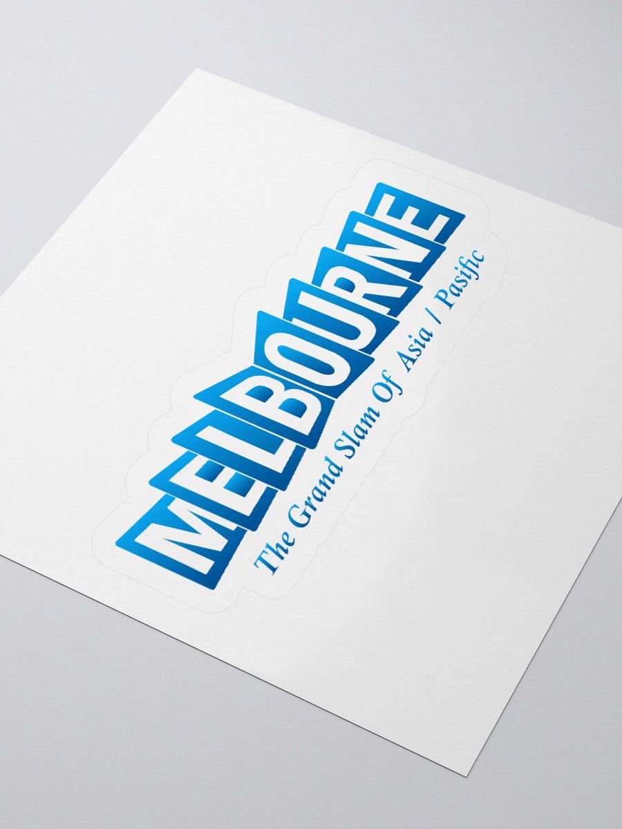 Melbourne Grand Slam Kiss Cut Stickers product image (9)