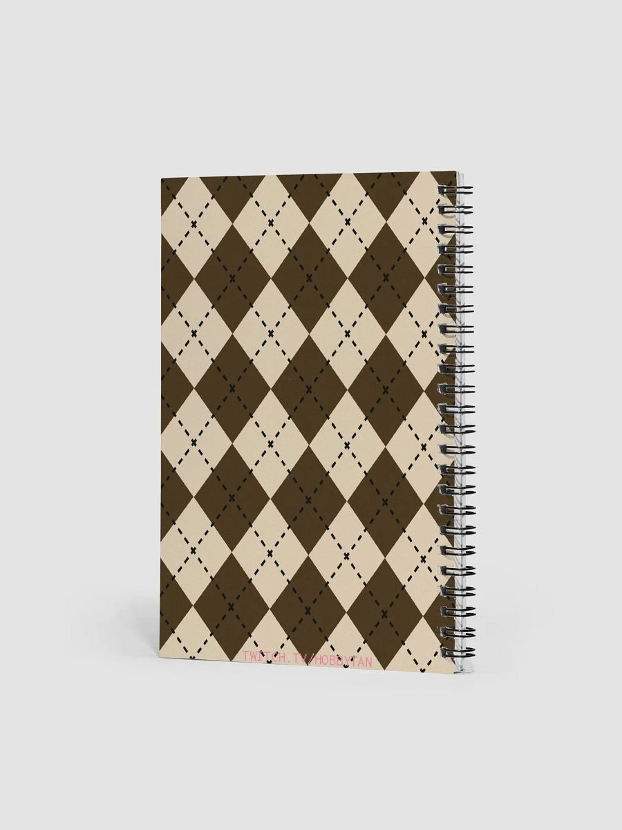 Pupper Pantone Argyle Spiral Bound Notebook product image (2)
