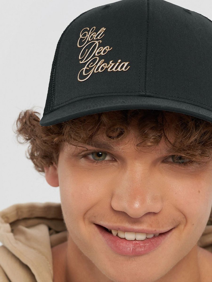 Soli Deo Gloria Trucker Hat product image (8)