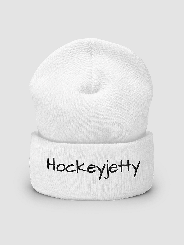 Hockeyjetty Beanie White product image (2)