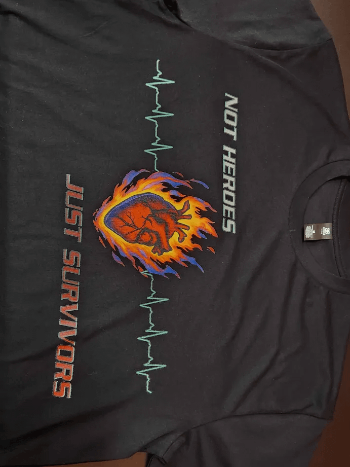 Not Heroes, Just Survivors Tee product image (1)