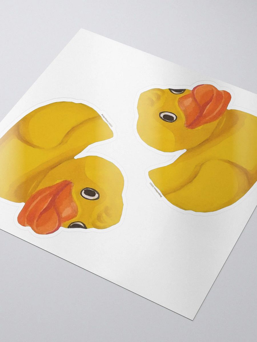 Yellow Ducky - 2 Stickers product image (3)