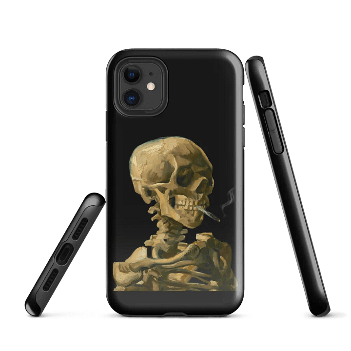 Smoking Skeleton iPhone® Tough Case product image (1)